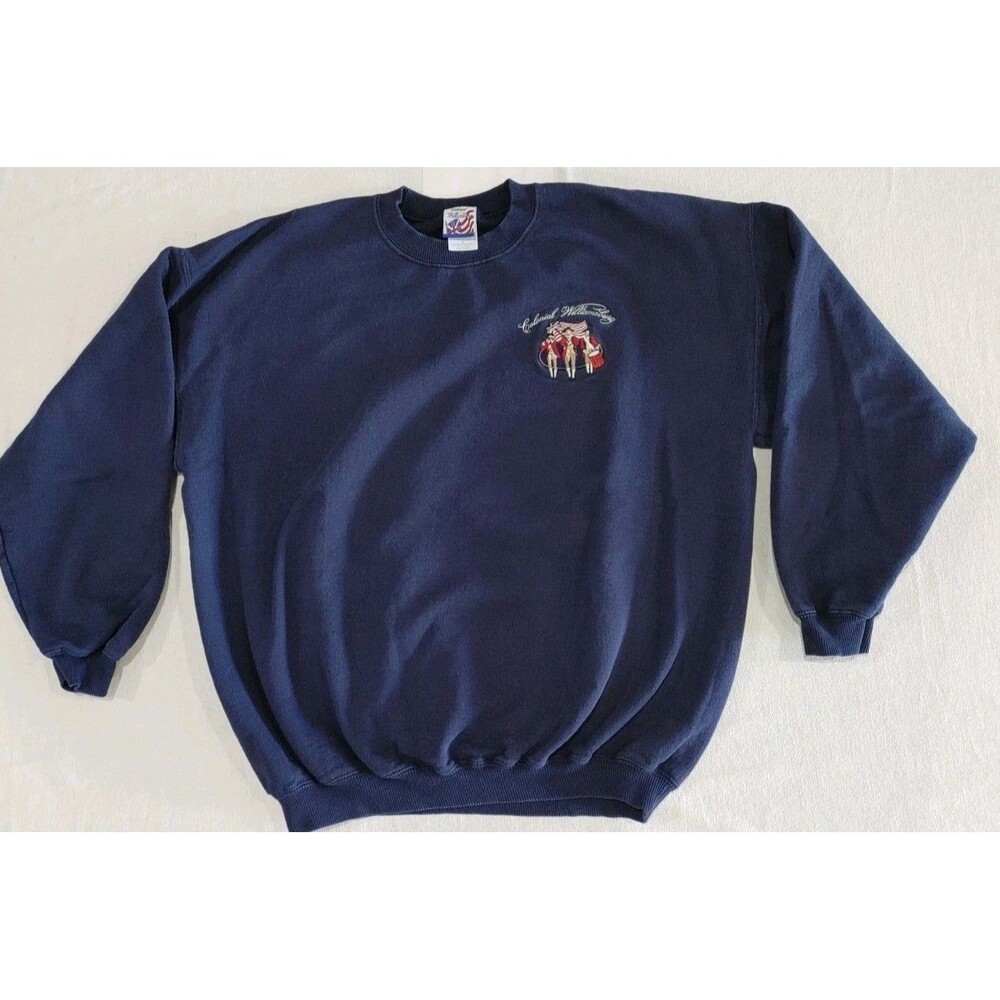 Vintage Colonial Williamsburg Crewneck Sweatshirt Heavyweight Adult Size XL